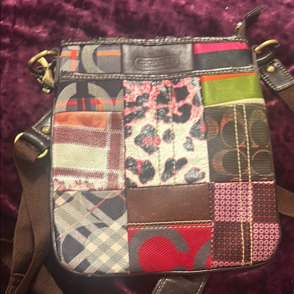 2000s Coach Patchwork Crossbody Bag